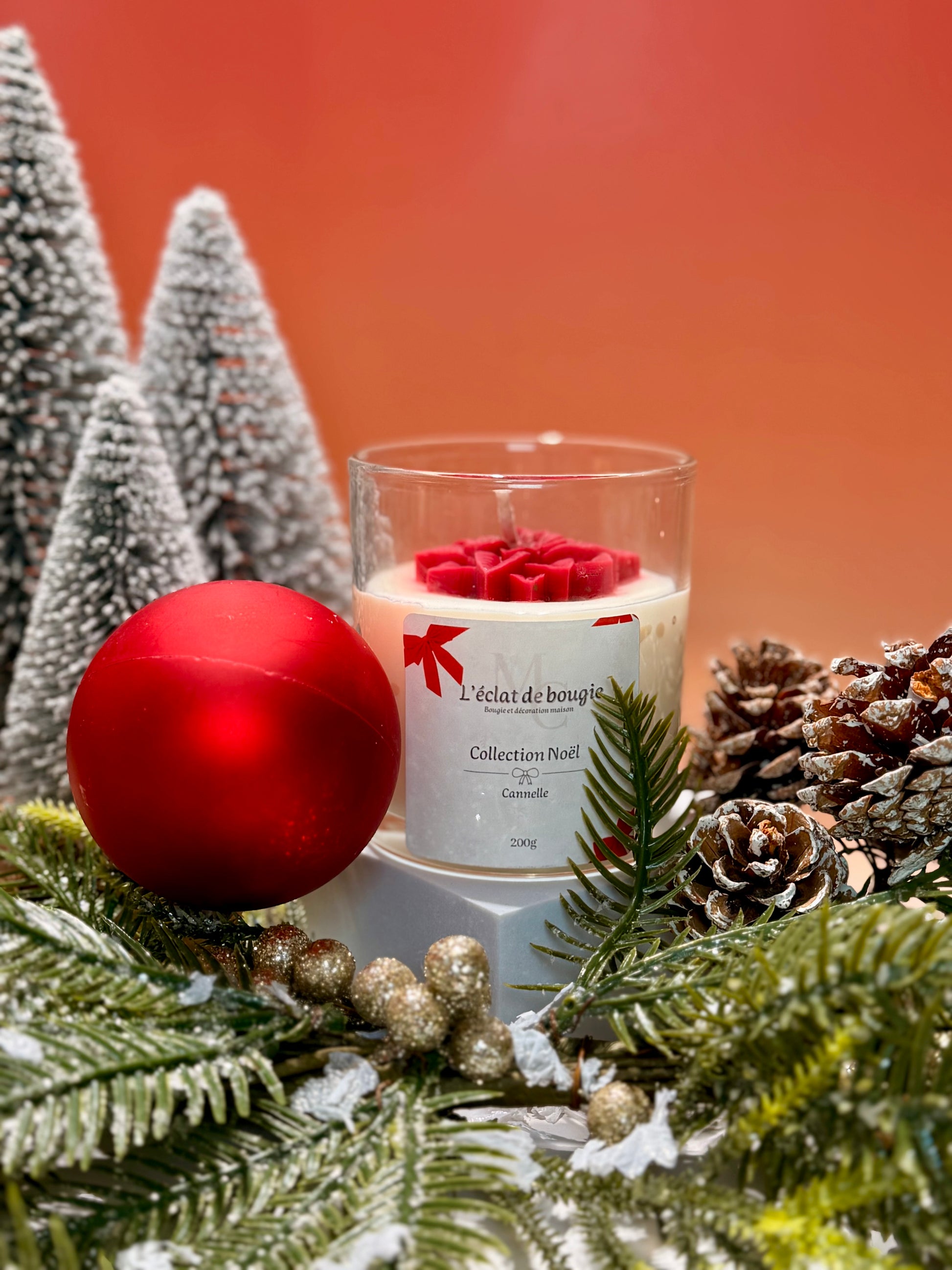 Bougie Pot Noël