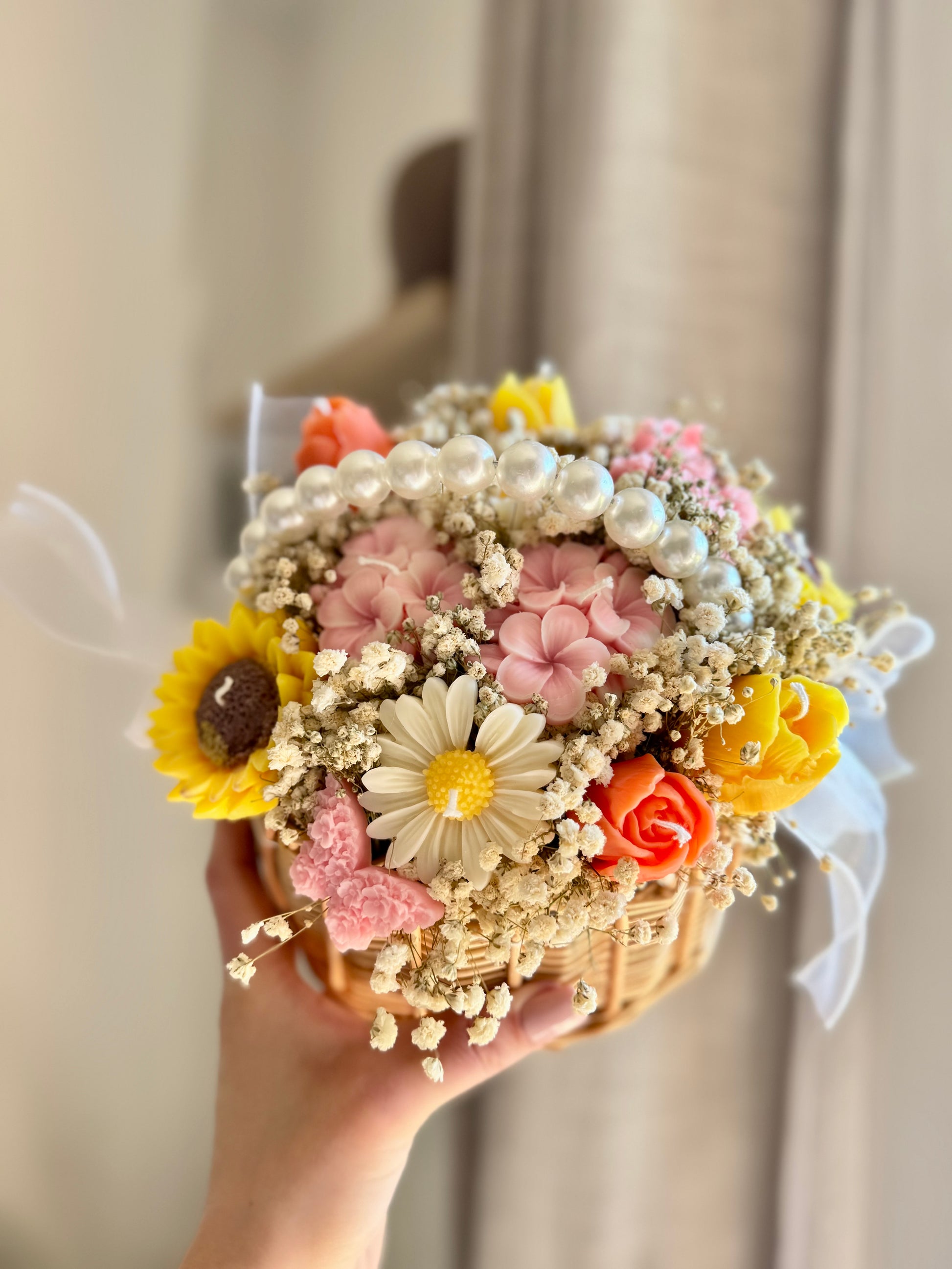 bouquet panier collecion été