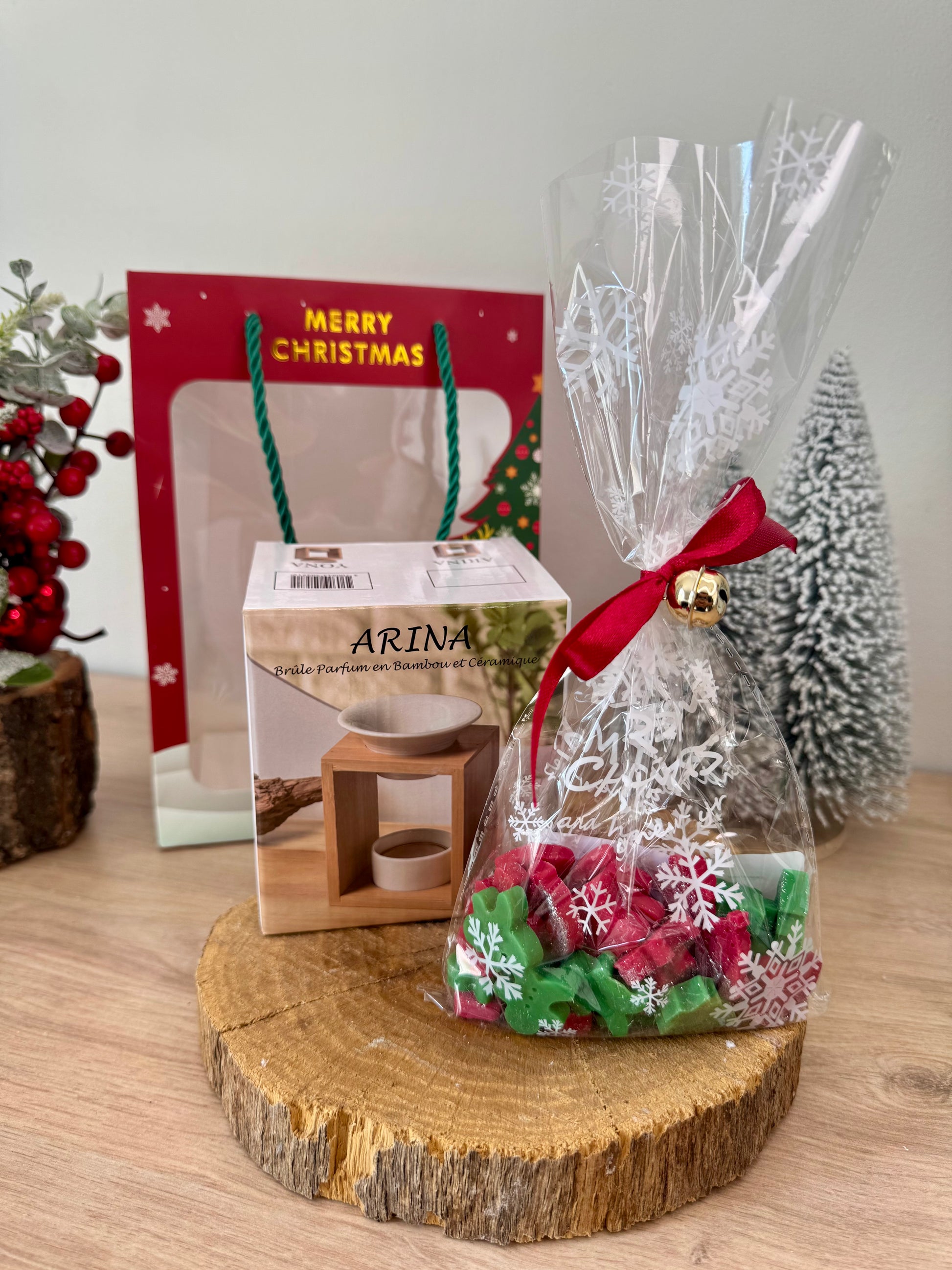 Coffret cadeau brûle-parfums & fondants parfumés-Edition Noël 🎁