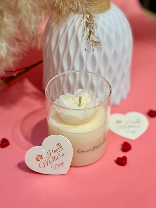 bougie "Bonne fête maman"