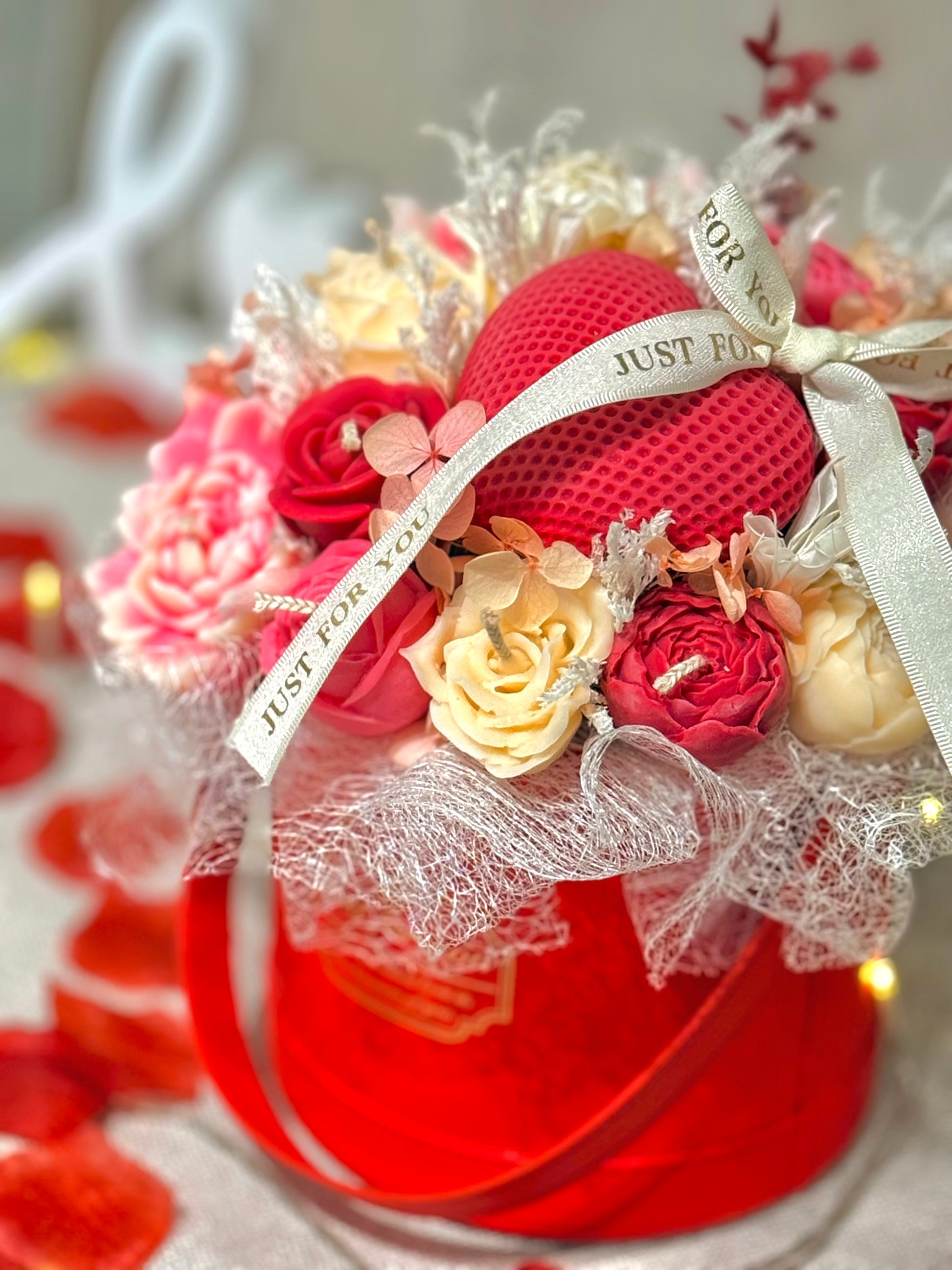 Bouquet spécial Saint-Valentin rose